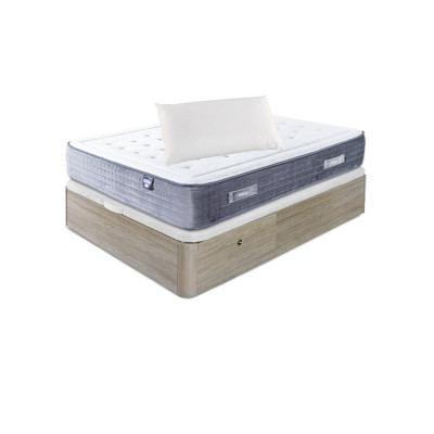 Pack colchon y canape de madera